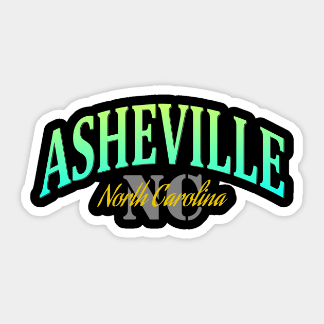 City Pride: Asheville, North Carolina Sticker by Naves